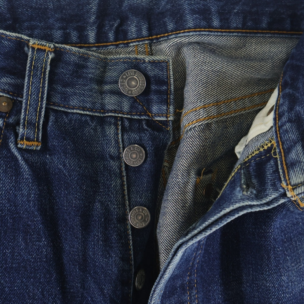 Levi's(リーバイス) 90S VINTAGE 501XX バレンシア製 ボタン裏555 ビッグE 両面タブ ボタンフライ デニムパンツ インディゴ