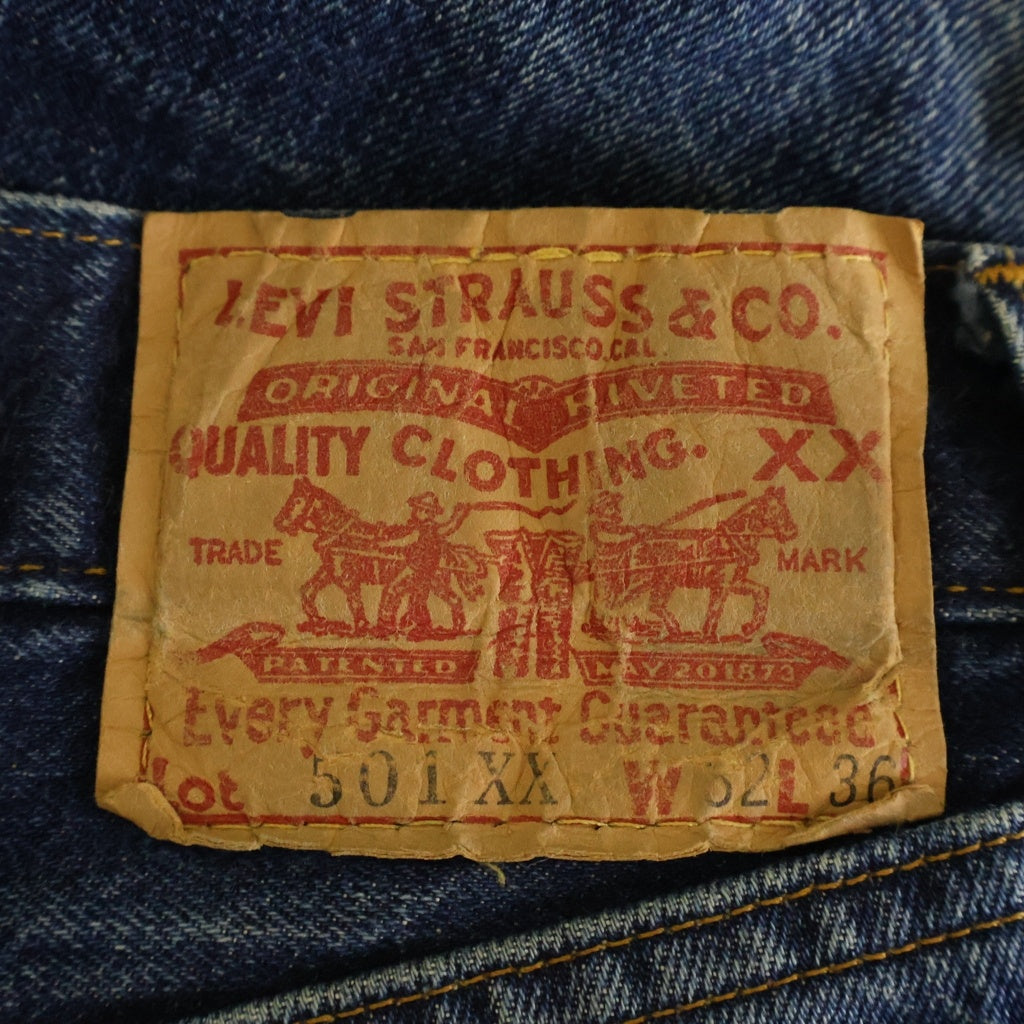 Levi's(リーバイス) 90S VINTAGE 501XX バレンシア製 ボタン裏555 ビッグE 両面タブ ボタンフライ デニムパンツ インディゴ