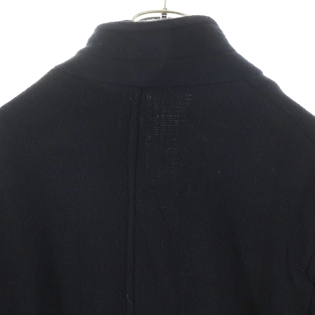 UNDERCOVER(アンダーカバー) 19AW KNIT LONG JACKET ピークドラペル 3B ニットロングジャケット ブラック UCX4104-2