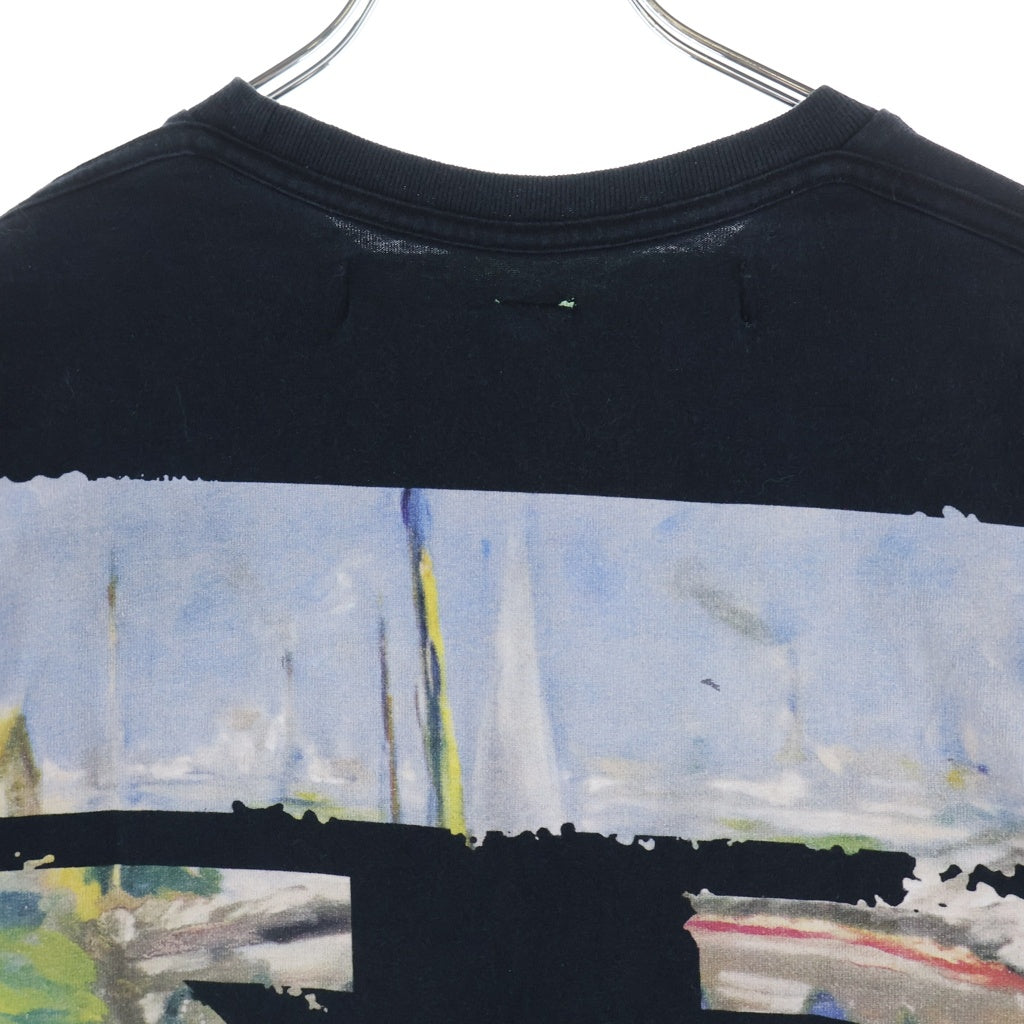 OFF-WHITE(オフホワイト) 19SS DIAG COLORED ARROWS L/S TEE ダイアグ カラード 長袖Tシャツ カットソー ブラック OMAB001R19185012