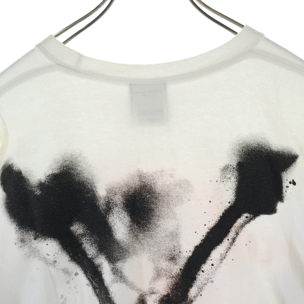 SAINT MICHAEL(セントマイケル) Cali Thornhill DeWitt PEOPLE PROBLEM 2020 カリ ソーンヒル・デウィット グラフィック 長袖Tシャツ カットソー ホワイト