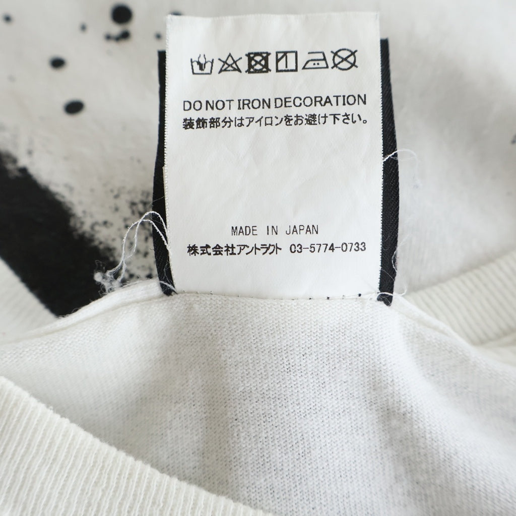 SAINT MICHAEL(セントマイケル) Cali Thornhill DeWitt PEOPLE PROBLEM 2020 カリ ソーンヒル・デウィット グラフィック 長袖Tシャツ カットソー ホワイト