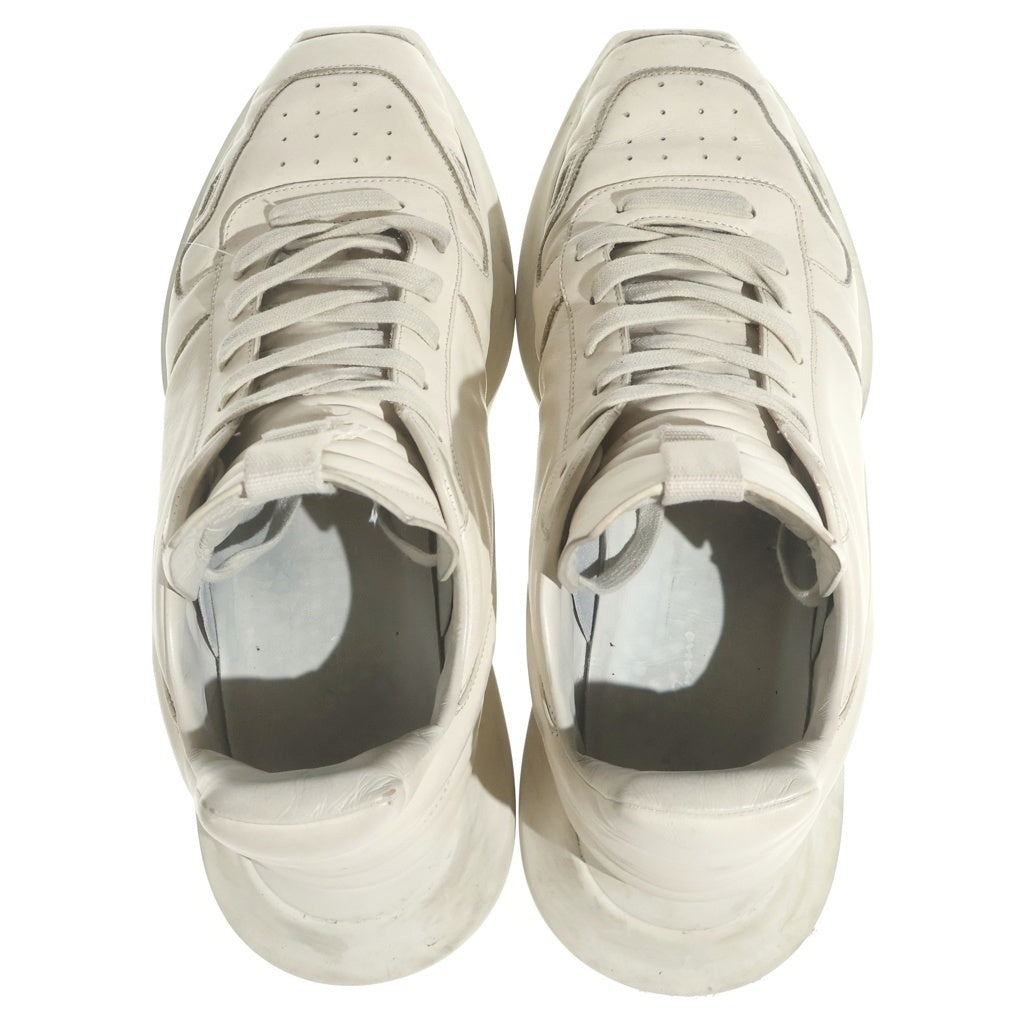 Rick Owens(リックオウエンス) Lido Geth Runner リドゲスランナー ローカットスニーカー アイボリー RU01D3814