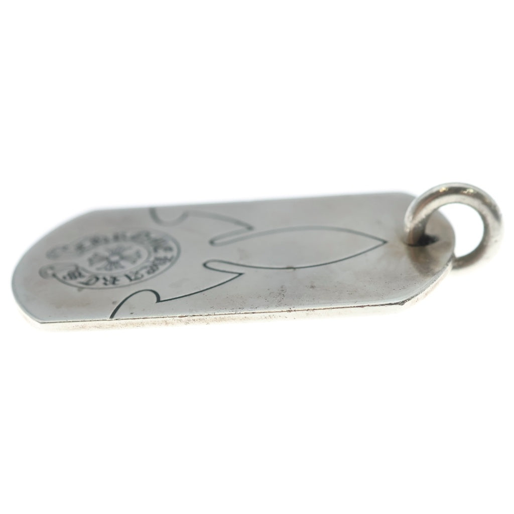 CHROME HEARTS(クロムハーツ) D TAG LRG ラージドッグタグ フレアニー ペンダントトップ シルバー