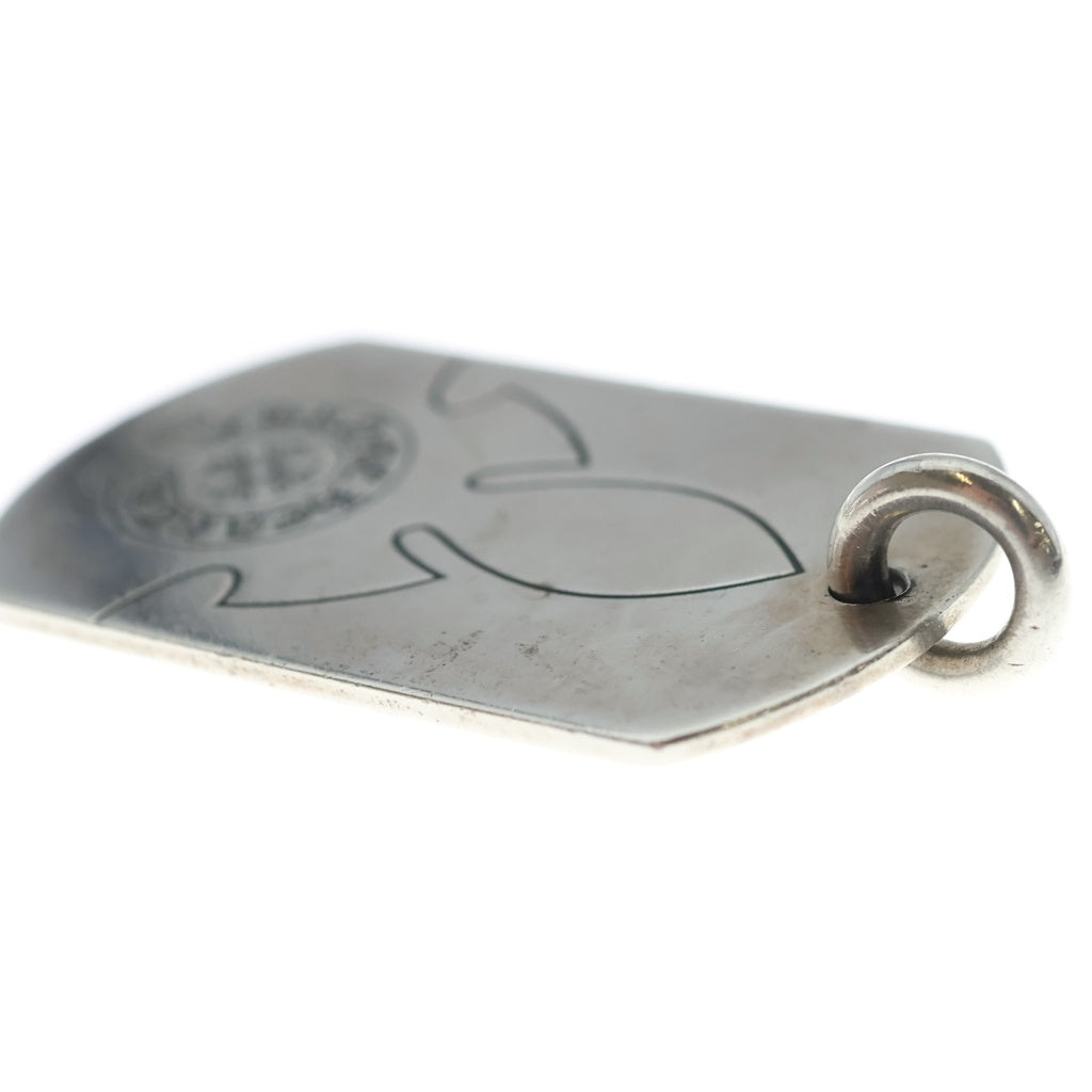 CHROME HEARTS(クロムハーツ) D TAG LRG ラージドッグタグ フレアニー ペンダントトップ シルバー