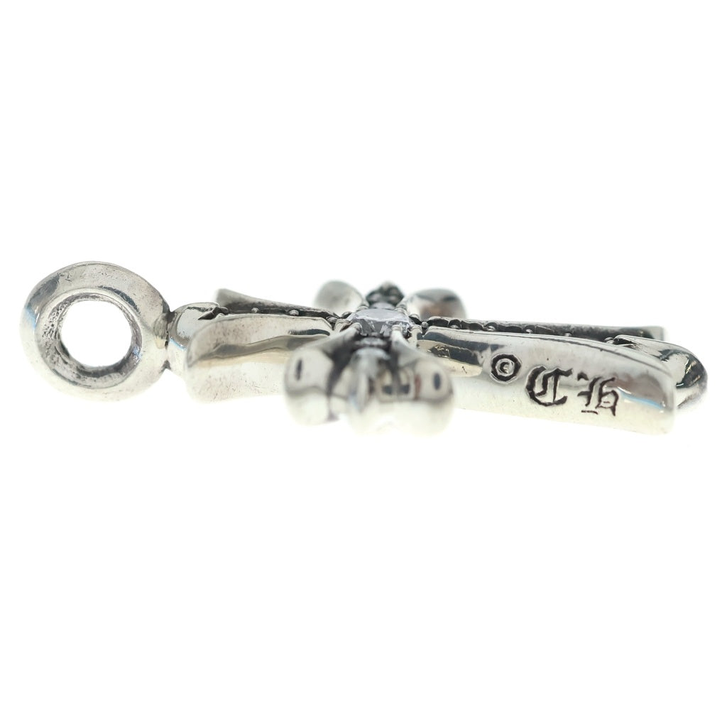 CHROME HEARTS(クロムハーツ) TNY CRSF P/DIA タイニーファットクロス PAVEダイヤ ペンダントトップ シルバー BCA323