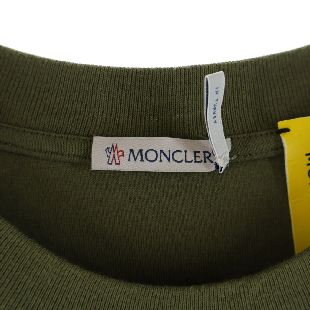 MONCLER(モンクレール) 25SS ×Mercedes Benz By NIGO メルセデスベンツ ニゴー フロントプリント クルーネック半袖Tシャツ カットソー カーキ K14018C00003 89AB9