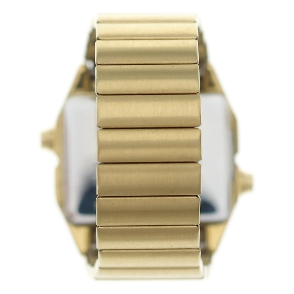 MM6 Maison Margiela(エムエムシックスメゾンマルジェラ) ×TIMEX T80 SS/QZ ステンレス クォーツ 電池式 リングウォッチ 時計 デジタル文字盤 ゴールド