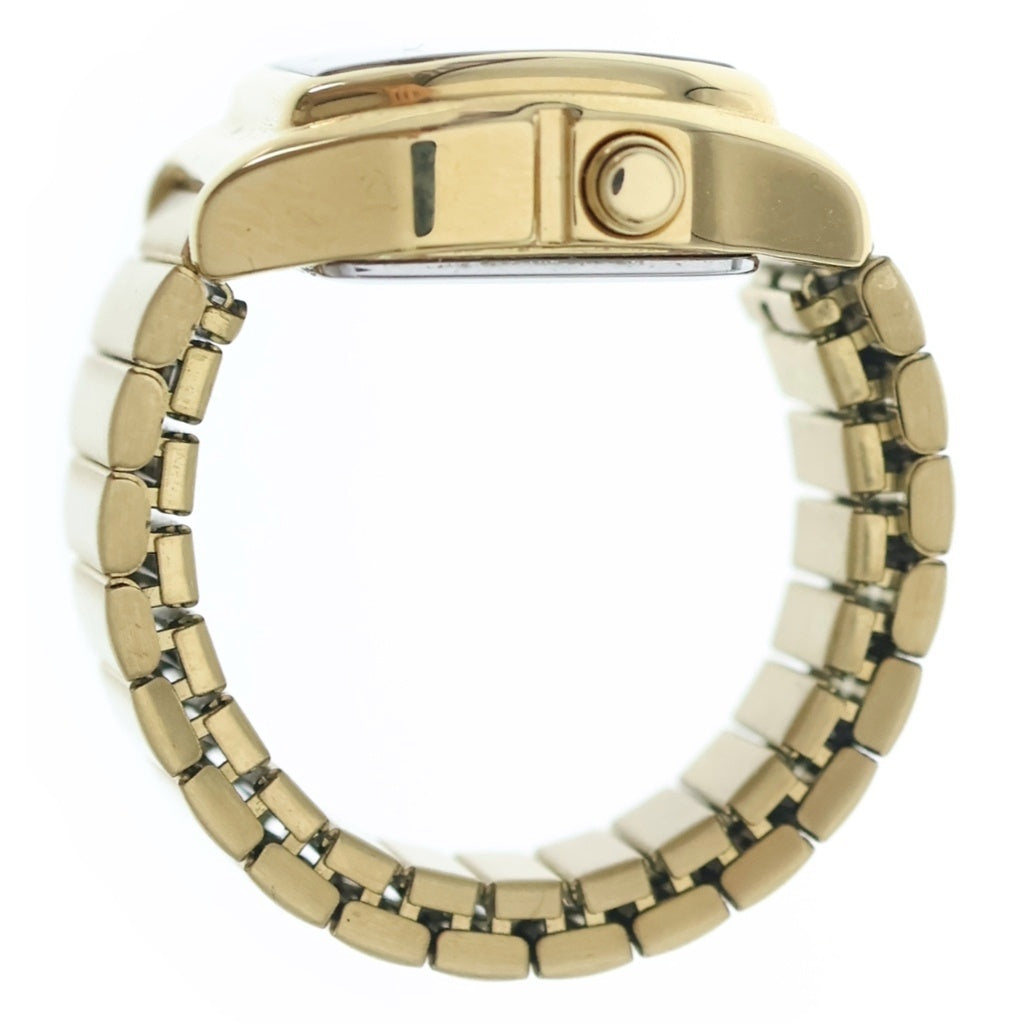 MM6 Maison Margiela(エムエムシックスメゾンマルジェラ) ×TIMEX T80 SS/QZ ステンレス クォーツ 電池式 リングウォッチ 時計 デジタル文字盤 ゴールド