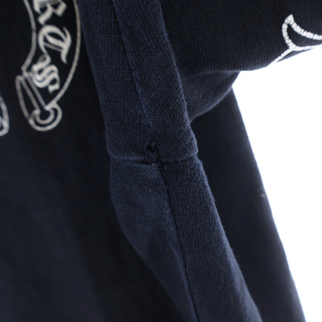 CHROME HEARTS(クロムハーツ) Back Arch Logo USA Long Sleeve Tee フロントホースシュー バックアーチロゴプリント ロングスリーブ 長袖Tシャツ カットソー ブラック
