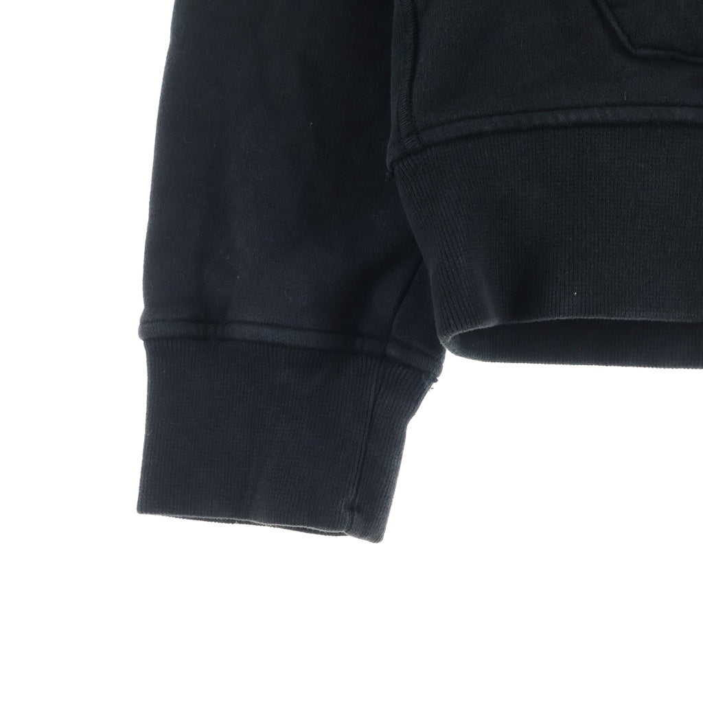 STONE ISLAND(ストーンアイランド) Garment dye pullover hoodie ガーメント ダイ ロゴワッペン付き プルオーバー パーカー ブラック 771564120