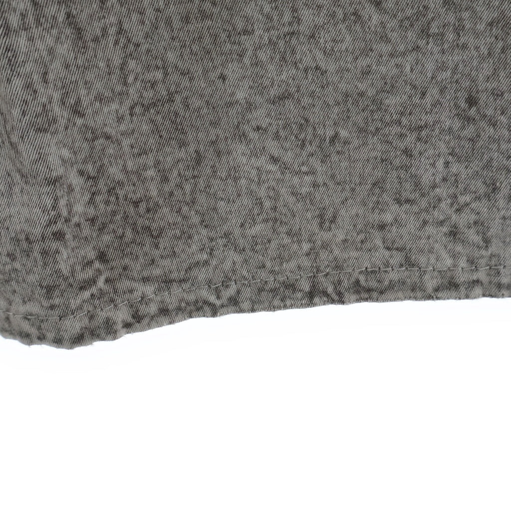 Beaugan(ボーガン) 21AW BEAUGAN(ボーガン) ウォッシュ加工 ジップフライ ワイドパンツ グレー