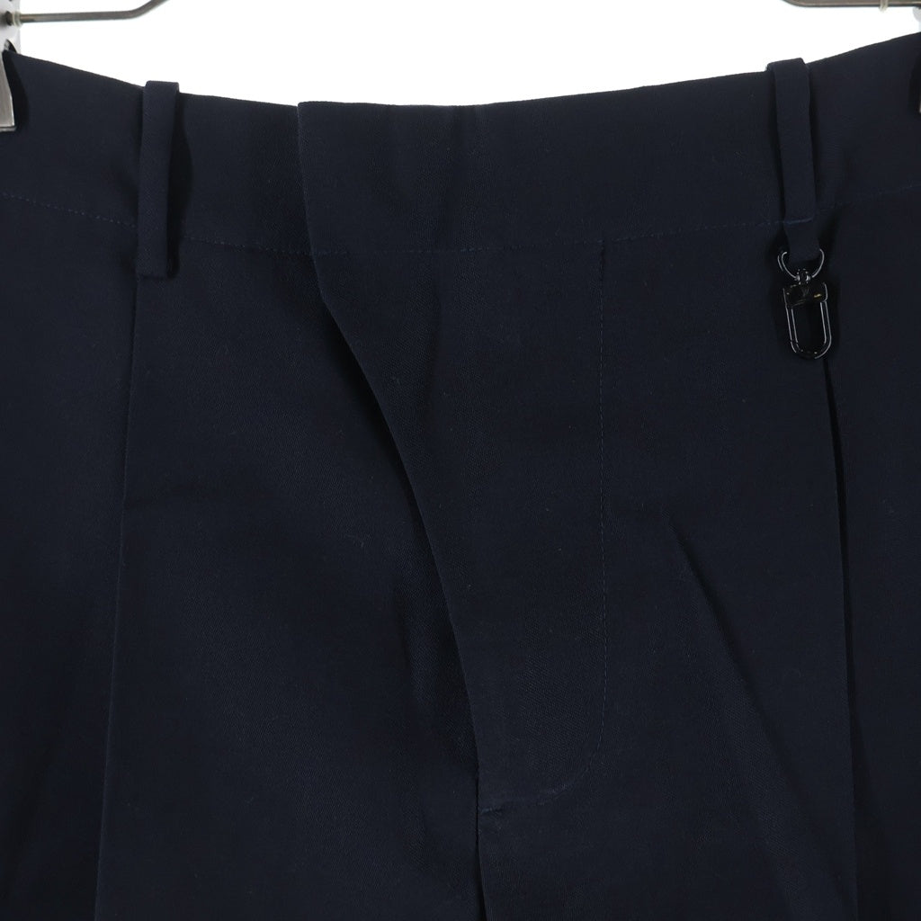 LOUIS VUITTON(ルイヴィトン) 19AW ウール タックショーツ ハーフパンツ ネイビー RM192Q OUP HHP43W