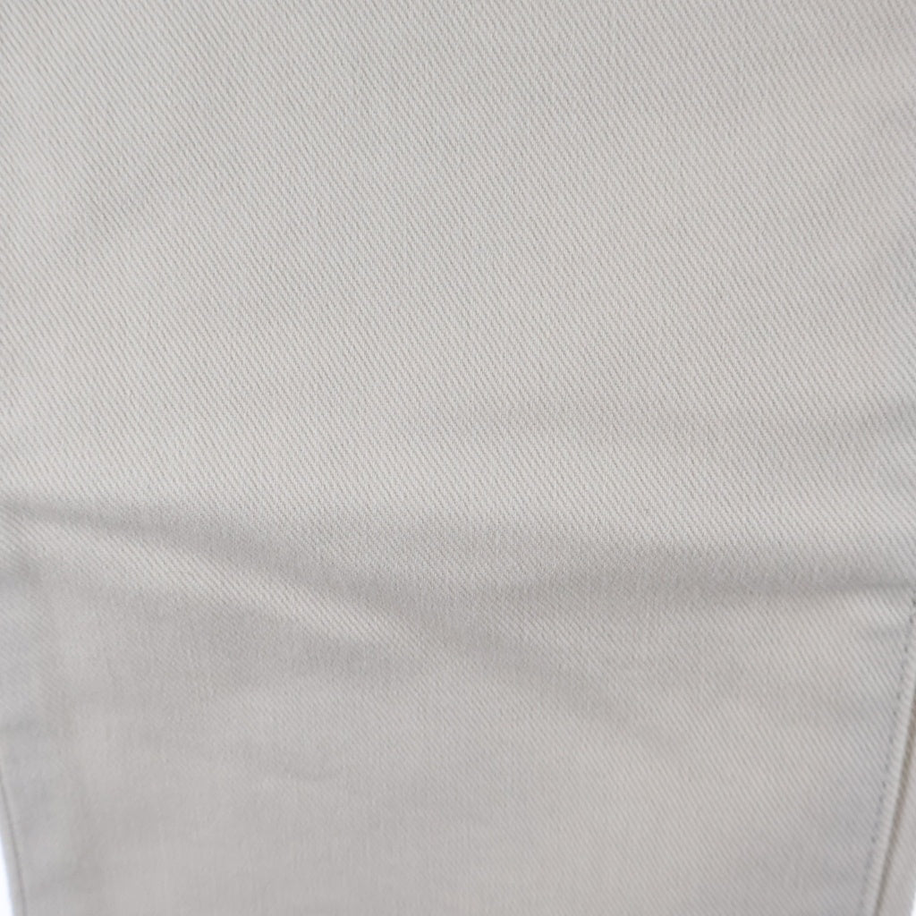 DIOR(ディオール) 20SS ×DANIEL ARSHAM ダニエル アーシャム ラバーパッチ ストレート デニムパンツ ホワイト 013DS00E237X