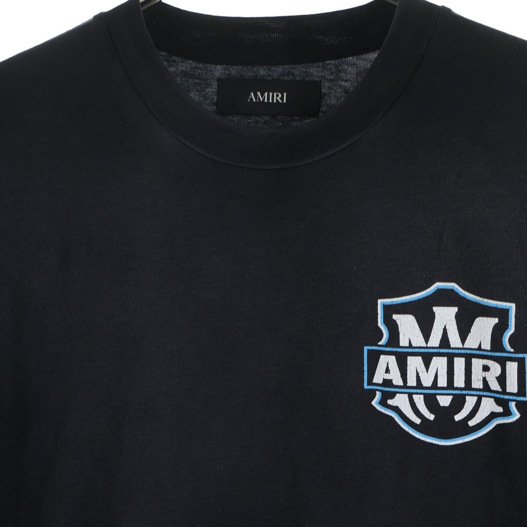 AMIRI(アミリ) Eagle Flames Long Sleeve T-Shirt イーグル アームフレイム 長袖Tシャツ カットソー ブラック AMTOJR1038