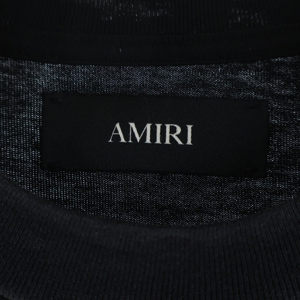AMIRI(アミリ) Eagle Flames Long Sleeve T-Shirt イーグル アームフレイム 長袖Tシャツ カットソー ブラック AMTOJR1038