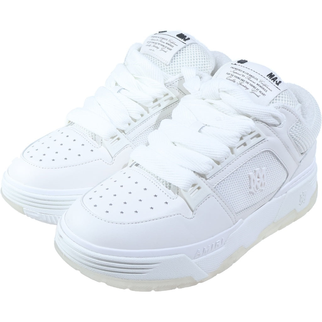 AMIRI(アミリ) MA-1 カーフレザー ボリューム ローカットスニーカー ホワイト US9/27.0cm AMFOSR1097-100