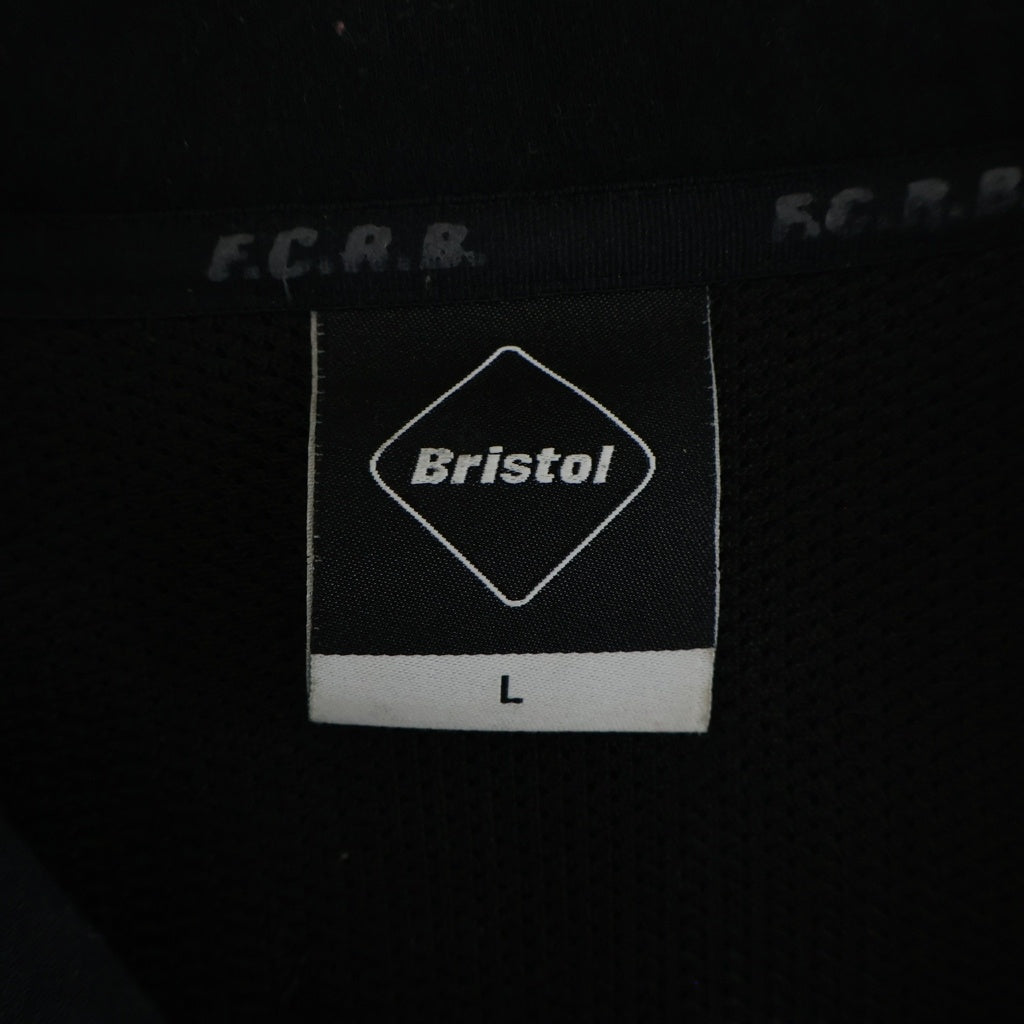 F.C.R.B./F.C.Real Bristol/FCRB(エフシーアールビー/エフシーレアルブリストル) VENTILATION HOODY ベンチレーション フーディー ジップアップ パーカー ブラック FCRB-180025