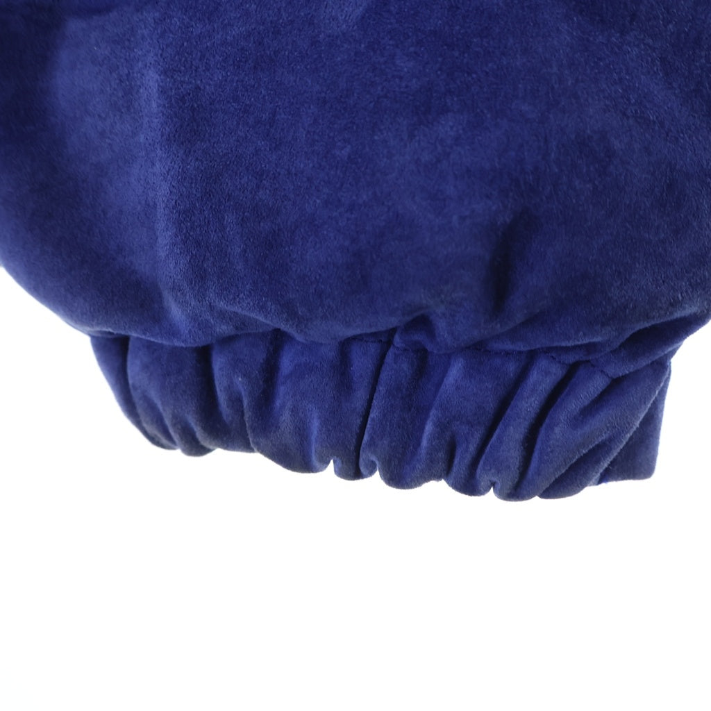 SUPREME(シュプリーム) 23AW×THE NORTH FACE Suede Nuptse Jacket ノースフェイス スウェード ヌプシ ダウン ジャケット ブルー NF0A875NO9Y