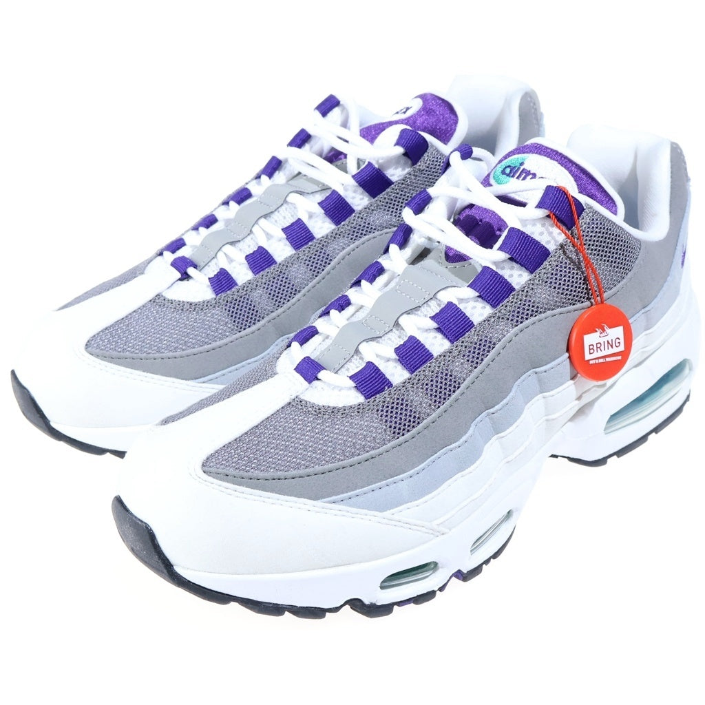 NIKE(ナイキ) WMNS AIR MAX 95 BIG BUBBLE HJ5996-100 ウィメンズ エアマックス95 ビッグバブル ローカットスニーカー シューズ グレー/パープル US11/28.0cm