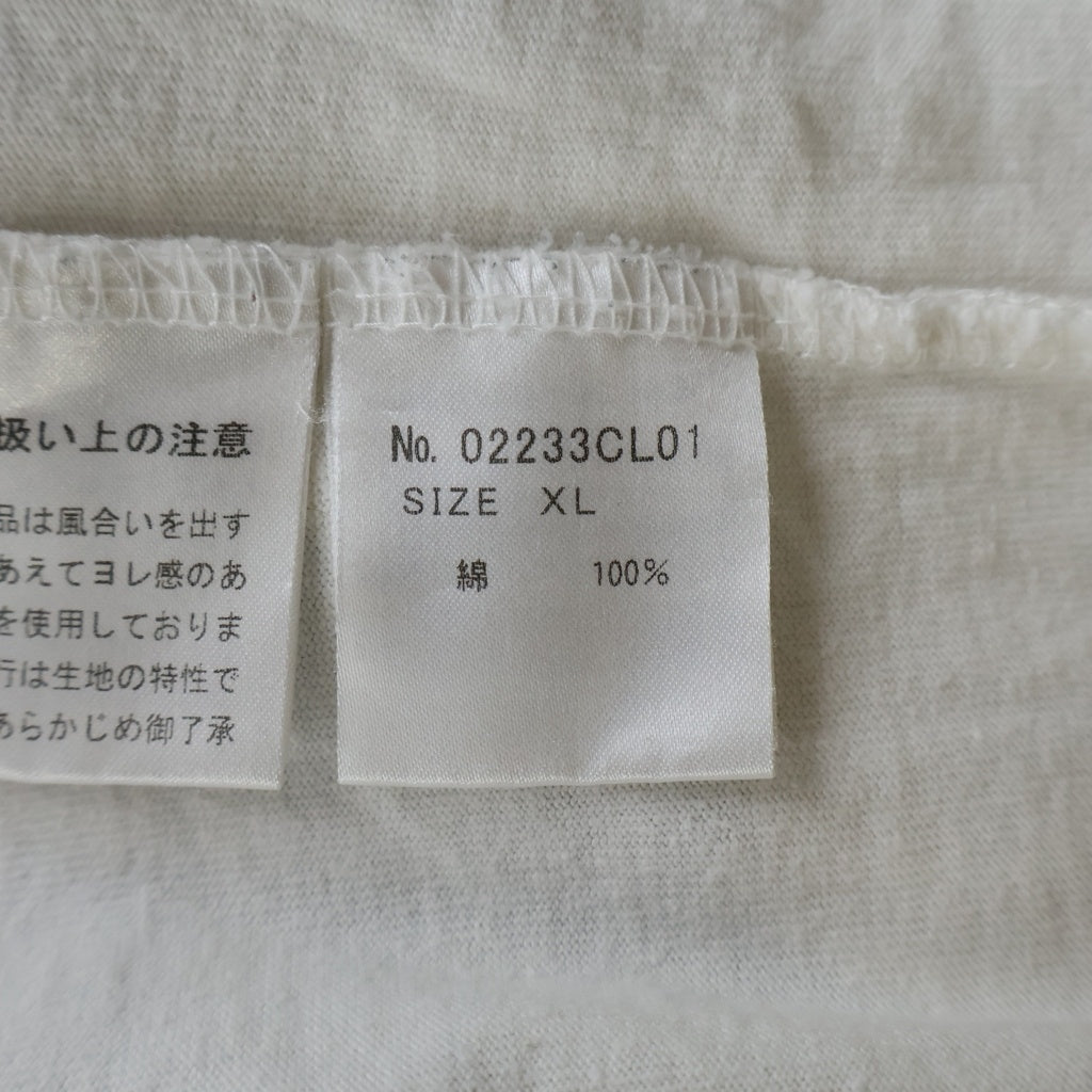 HYSTERIC GLAMOUR(ヒステリックグラマー) HYSTERIC VISION ヒステリックビジョン 長袖Tシャツ カットソー ホワイト 02233CL01