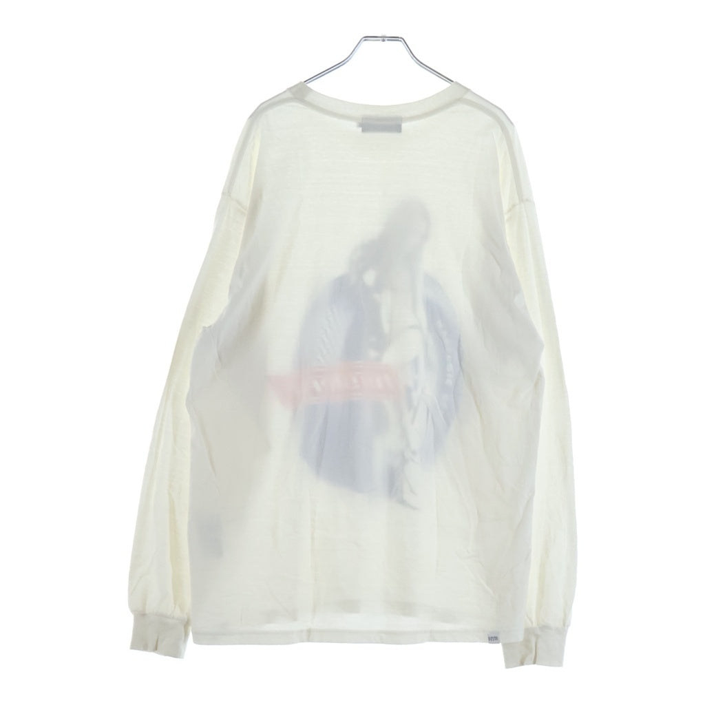 HYSTERIC GLAMOUR(ヒステリックグラマー) MOTOR GIRL モーターガール 長袖Tシャツ カットソー ホワイト 02243CL01