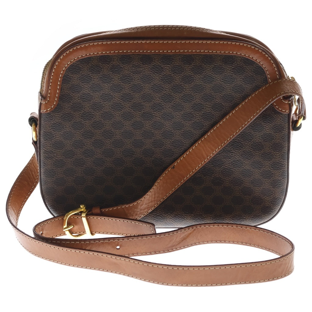 CELINE(セリーヌ) マカダム柄 総柄 ショルダーバッグ ブラウン DM94 レディース