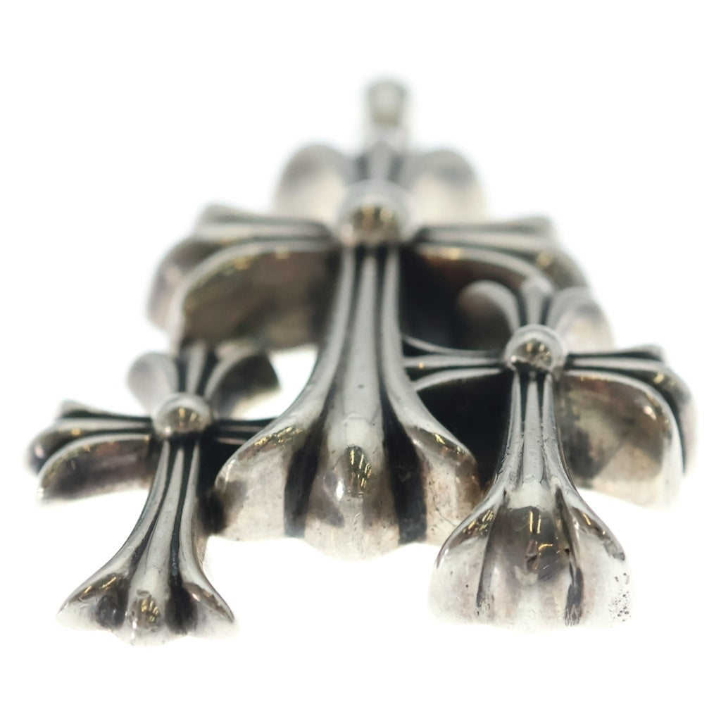 CHROME HEARTS(クロムハーツ) 3 CH CRS SML トリプルCHクロス スモール ペンダントトップ シルバー BCA201