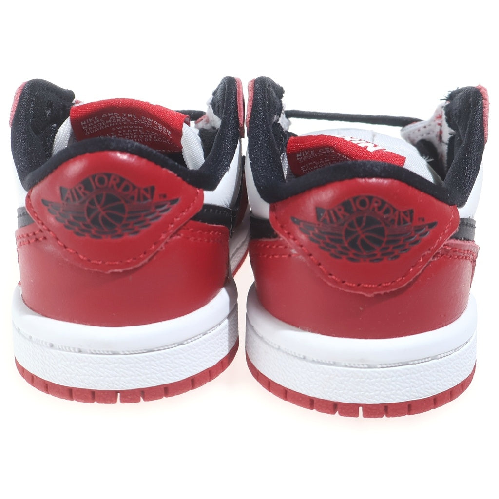 NIKE(ナイキ) TD JORDAN 1 RETRO LOW OG Chicago キッズ ジョーダン1 レトロ シカゴ ローカットスニーカー レッド/ホワイト US5C/11.0cm HQ6997-600