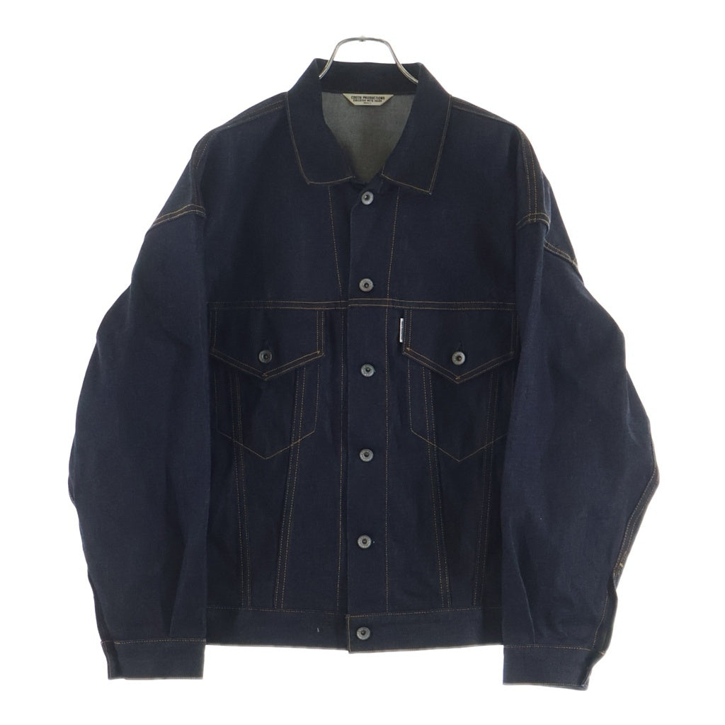 COOTIE PRODUCTIONS(クーティー プロダクションズ) 21SS RAZA DENIM JACKET オープンカラー デニムジャケット インディゴブルー