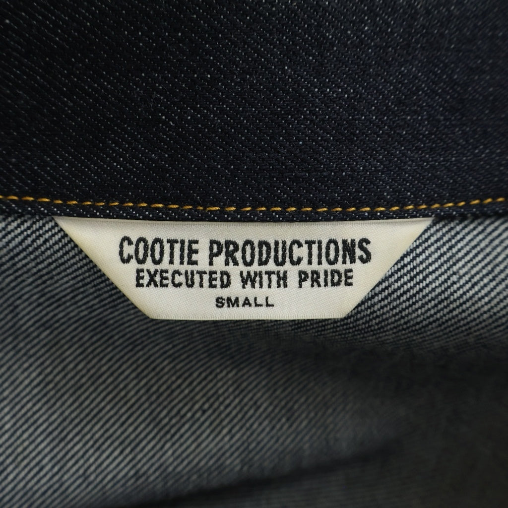 COOTIE PRODUCTIONS(クーティー プロダクションズ) 21SS RAZA DENIM JACKET オープンカラー デニムジャケット インディゴブルー