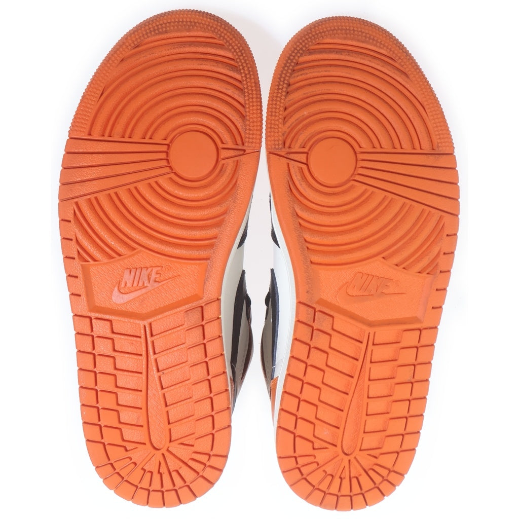 NIKE(ナイキ) AIR JORDAN 1 RETRO HIGH OG DZ5485-008 エアジョーダン 1 レトロ ハイカットスニーカー オレンジ/ブラック/ホワイト US7/25cm レディース