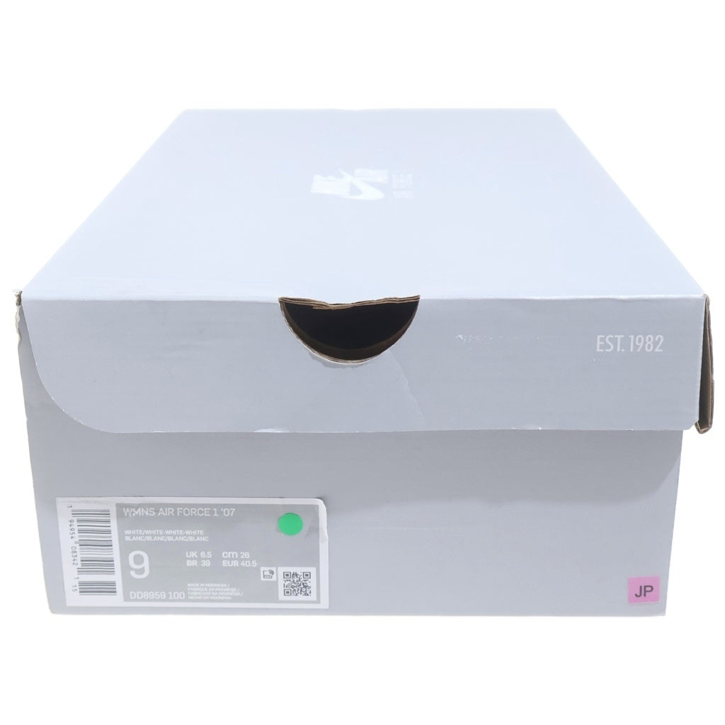 NIKE(ナイキ) WMNS AIR FORCE1 07 Phantom DD8959-100 ウィメンズ エアフォース1 ローカットスニーカー ホワイト US9/26cm