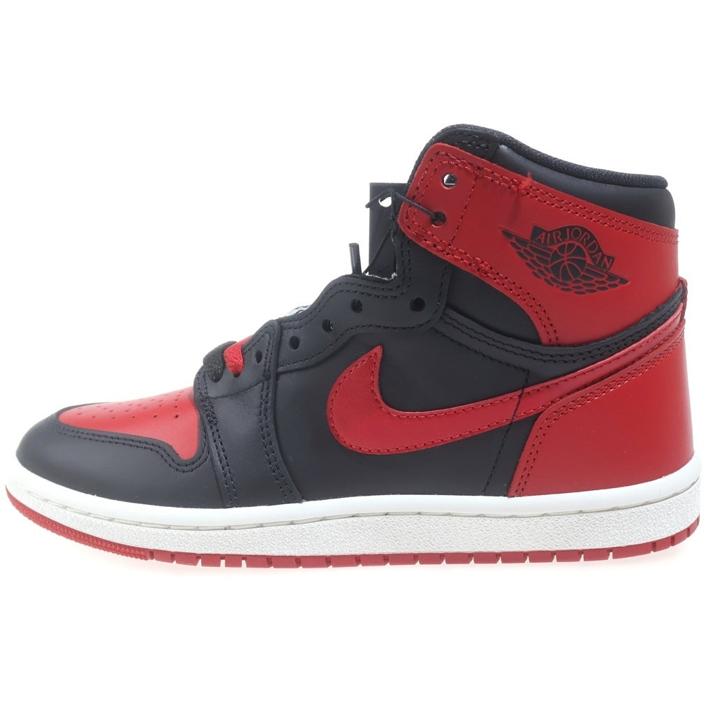 NIKE(ナイキ) AIR JORDAN 1 HIGH 85 BRED HV6674-067 エアジョーダン1 85 ブレッド ハイカットスニーカー ブラック/レッド US7/25cm