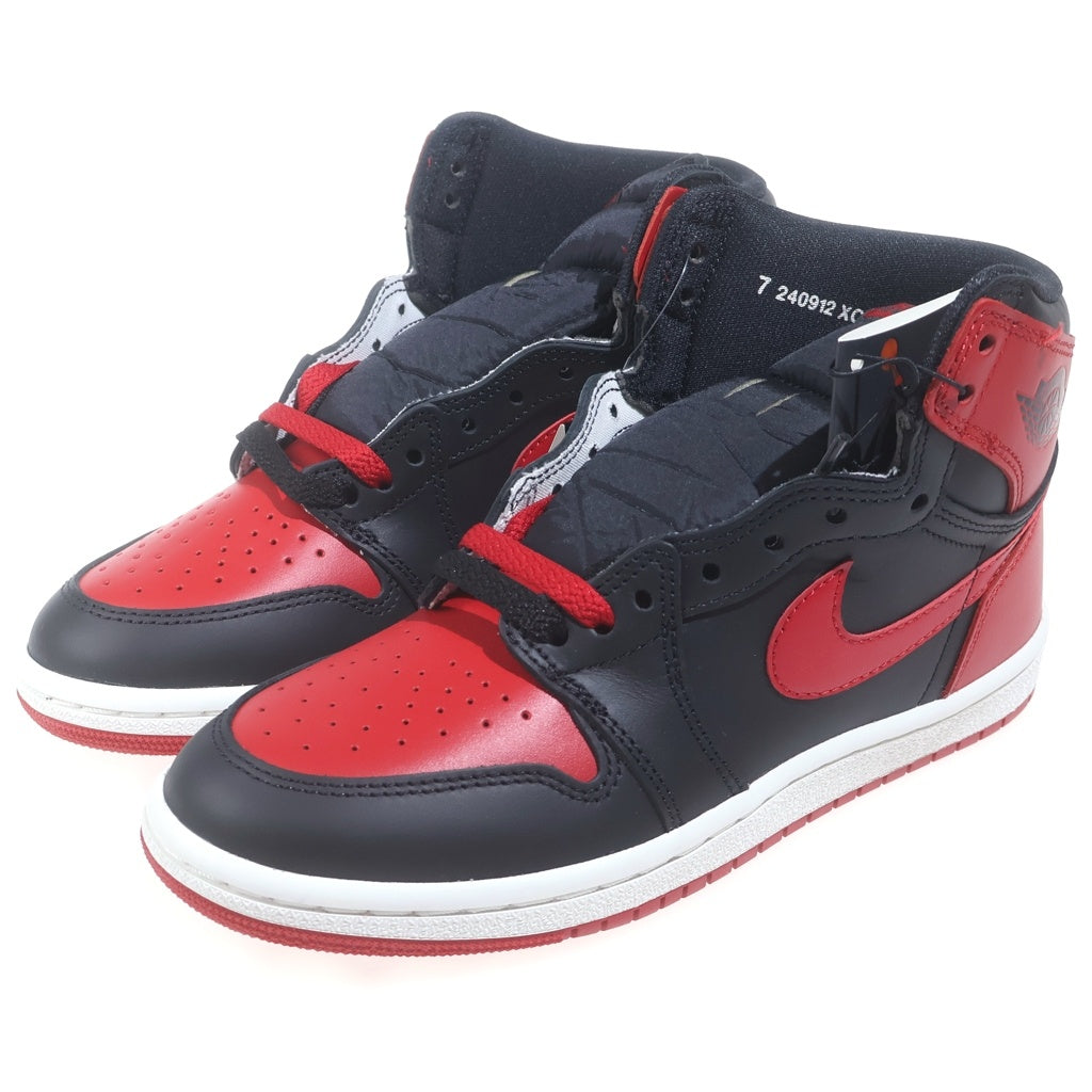 NIKE(ナイキ) AIR JORDAN 1 HIGH 85 BRED HV6674-067 エアジョーダン1 85 ブレッド ハイカットスニーカー ブラック/レッド US7/25cm