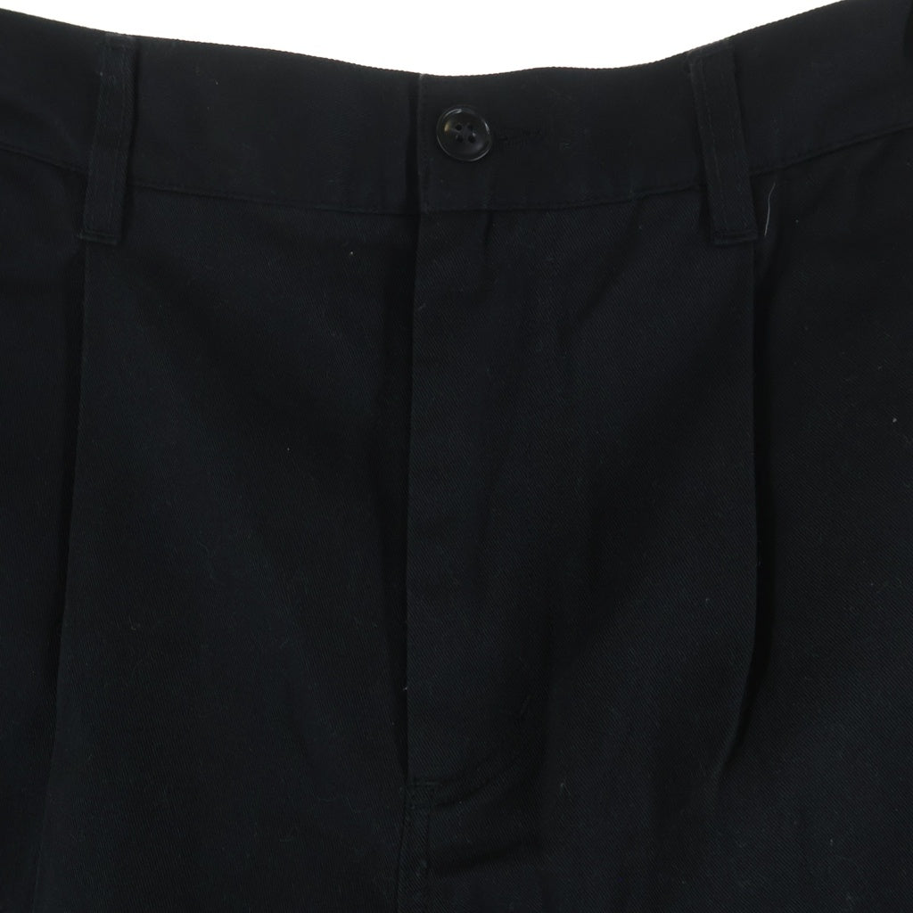 STUSSY(ステューシー) Twill Volume Pleated Trouser ツイル ボリューム トラウザーパンツ ブラック 116587