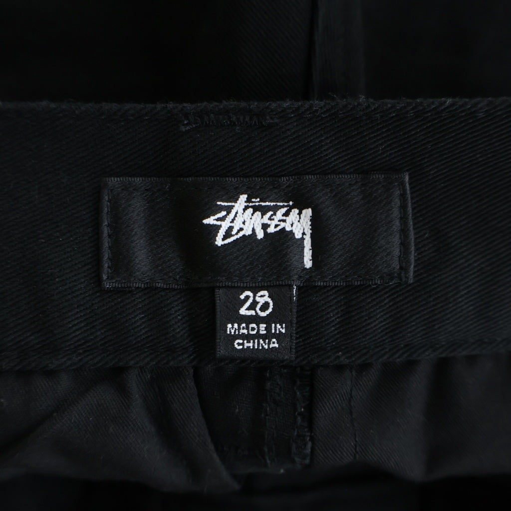 STUSSY(ステューシー) Twill Volume Pleated Trouser ツイル ボリューム トラウザーパンツ ブラック 116587