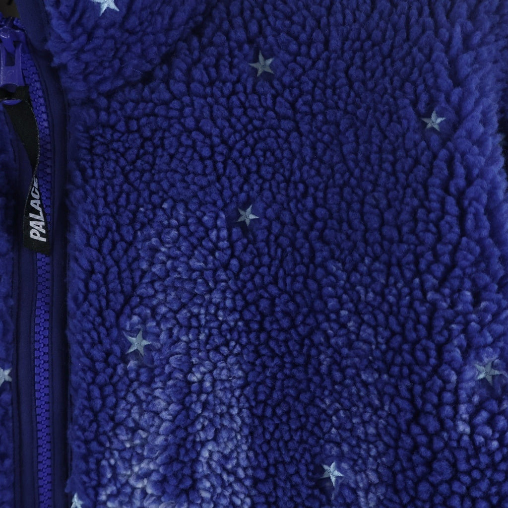 Palace Skateboards(パレススケートボーズ) Peak Funnel Fleece パーク ファンネル ボアフリースジャケット ブルー