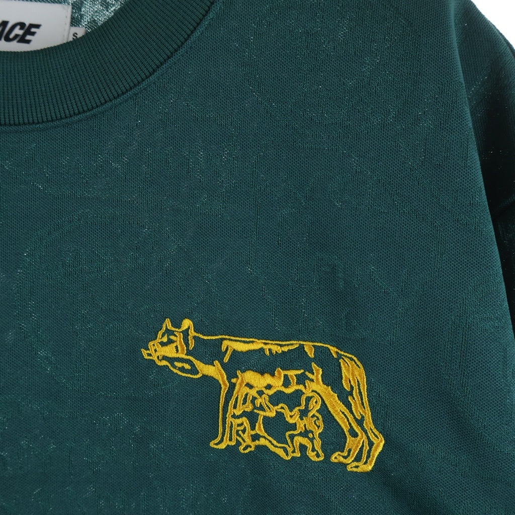 Palace Skateboards(パレススケートボーズ) Palasonic Tee パラソニック 総柄 クルーネック半袖Tシャツ カットソー グリーン