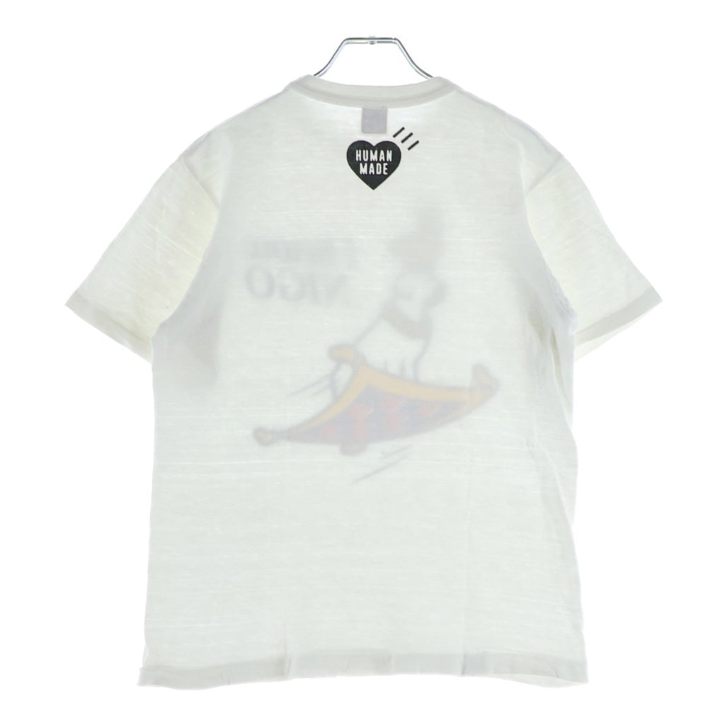 HUMAN MADE(ヒューマンメイド) 22SS I Know Nigo ロゴプリント クルーネック半袖Tシャツ カットソー ホワイト