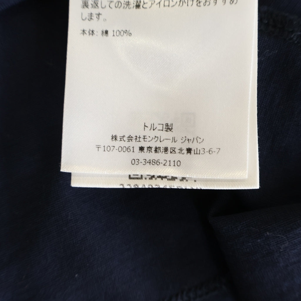MONCLER(モンクレール) 20AW MAGLIA T-SHIRT ロゴワッペン クルーネック 半袖Tシャツ カットソー ネイビー F20918C78100