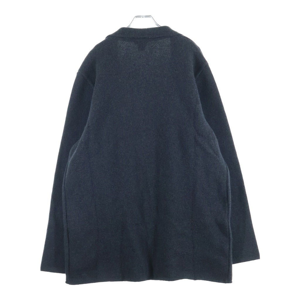GIANNI VERSACE(ジャンニ ヴェルサーチ) Wool Cardigan グレカ模様 ウールカーディガン ニット グレー