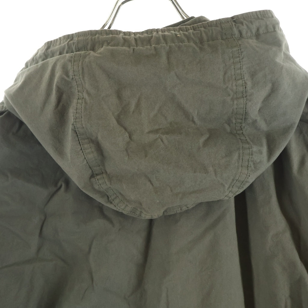 08sircus(ゼロエイトサーカス) Vintage dyed Hooded Military Coat ライナー付き ヴィンテージ ダイド フーデッド ミリタリーコート カーキ S18AM-CO10L