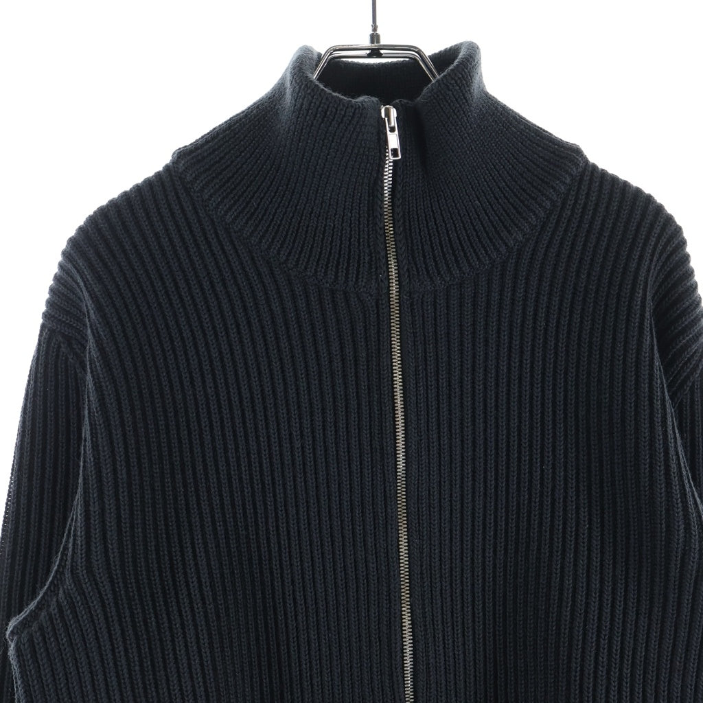 Maison Martin Margiela(メゾンマルタンマルジェラ) 05AW ここのえ期 DRIVER'S KNIT ジップアップ ドライバーズ ニット ブラック