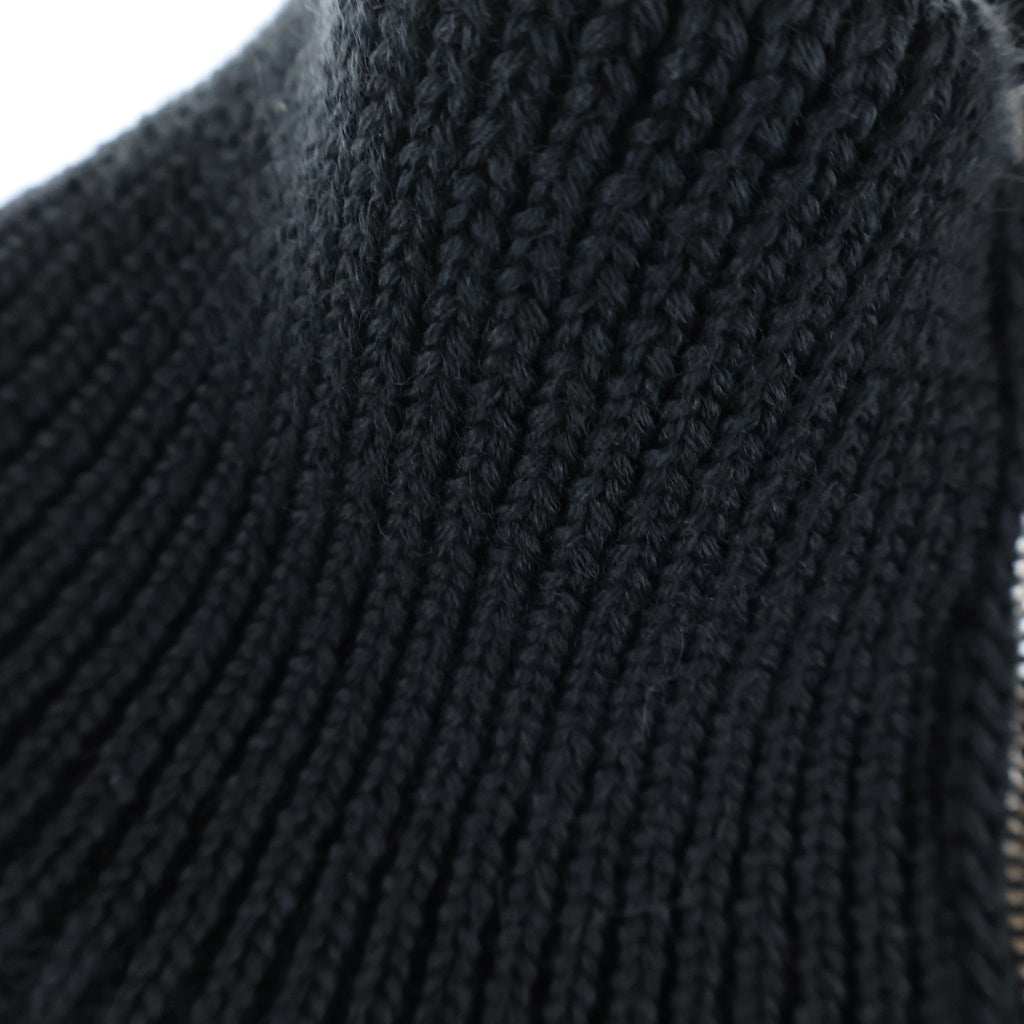Maison Martin Margiela(メゾンマルタンマルジェラ) 05AW ここのえ期 DRIVER'S KNIT ジップアップ ドライバーズ ニット ブラック