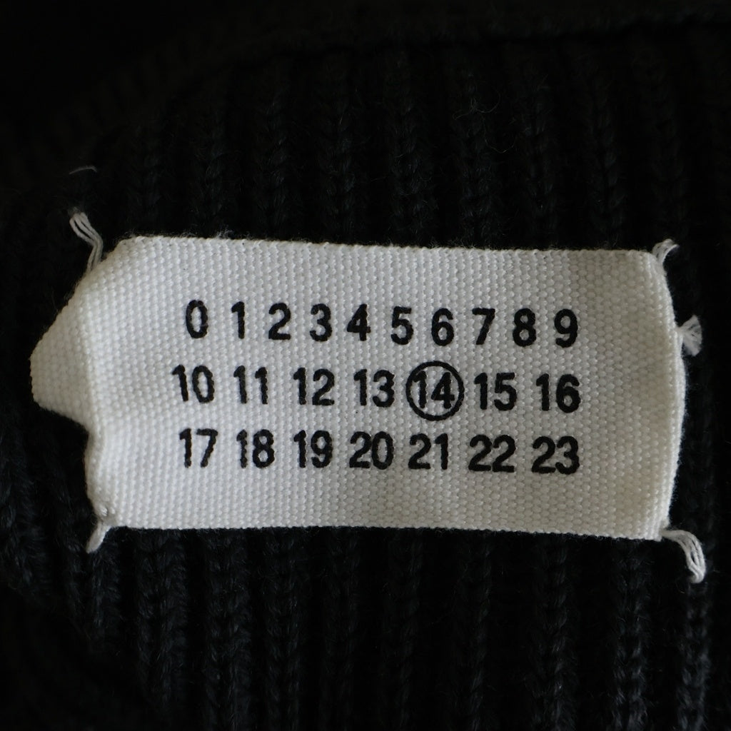 Maison Martin Margiela(メゾンマルタンマルジェラ) 05AW ここのえ期 DRIVER'S KNIT ジップアップ ドライバーズ ニット ブラック