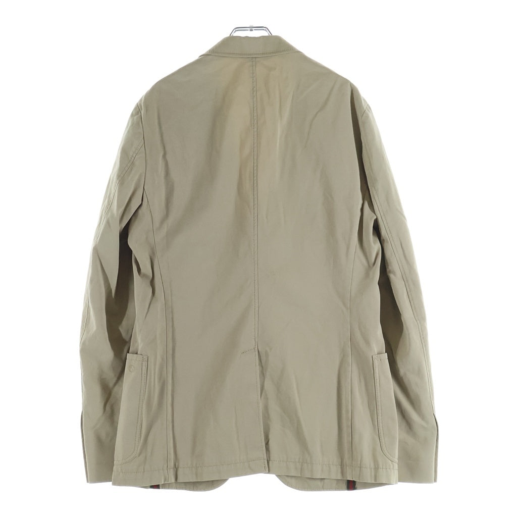 GUCCI(グッチ) Chino Tailored Jacket 2B チノテーラードジャケット アイボリー