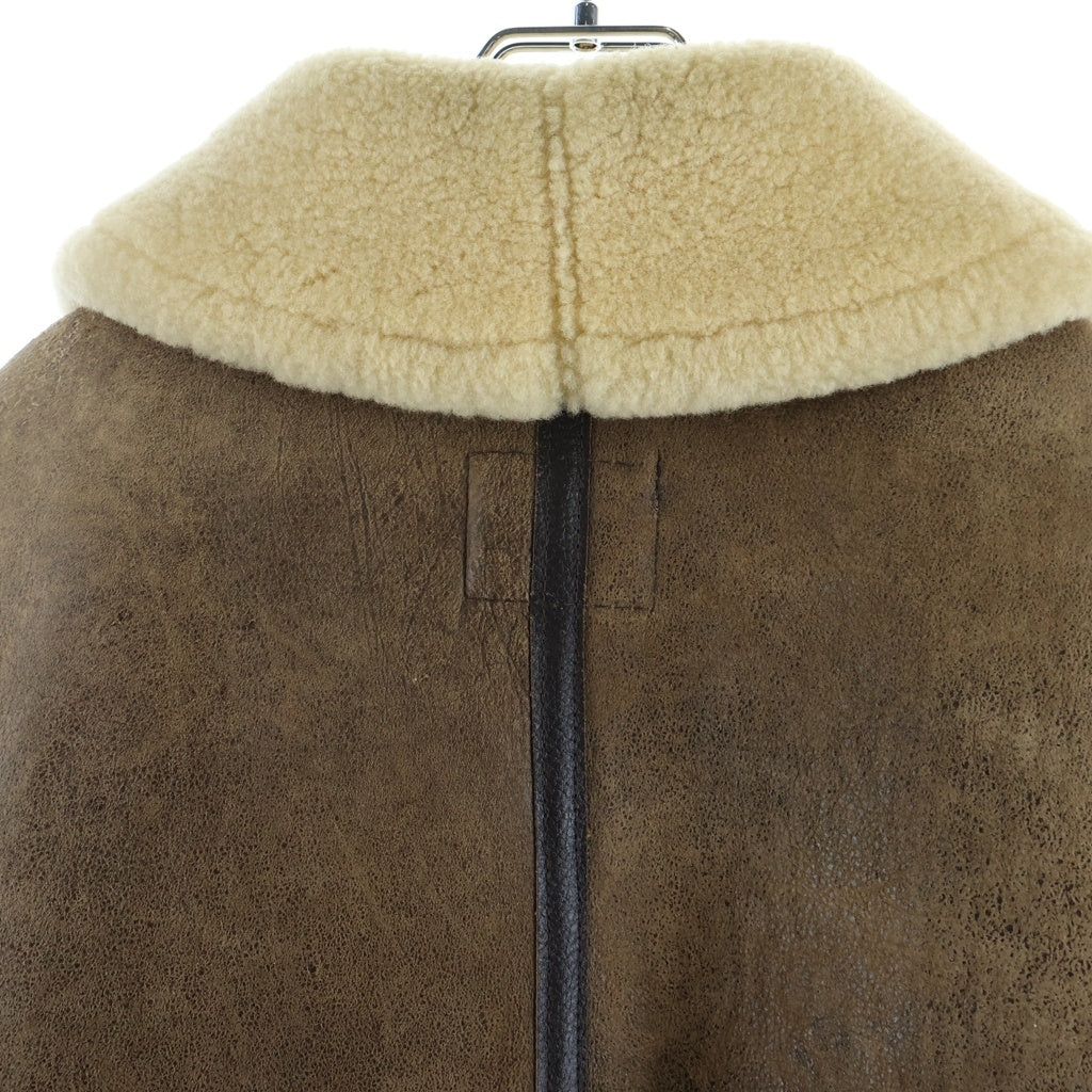 AVIREX(アヴィレックス) TYPE B-3 MOUTON JACKET ジップアップ ムートンジャケット ブラウン 33H5595