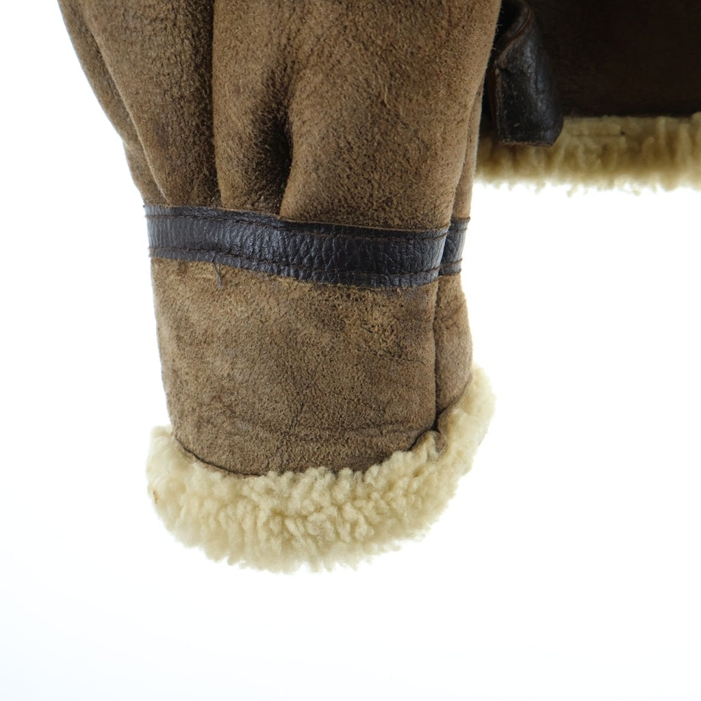 AVIREX(アヴィレックス) TYPE B-3 MOUTON JACKET ジップアップ ムートンジャケット ブラウン 33H5595
