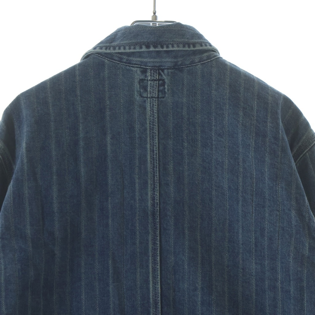 LEE(リー) 25SS × PaulSmith ポールスミス ストライプ カバーオール インディゴ LB0585